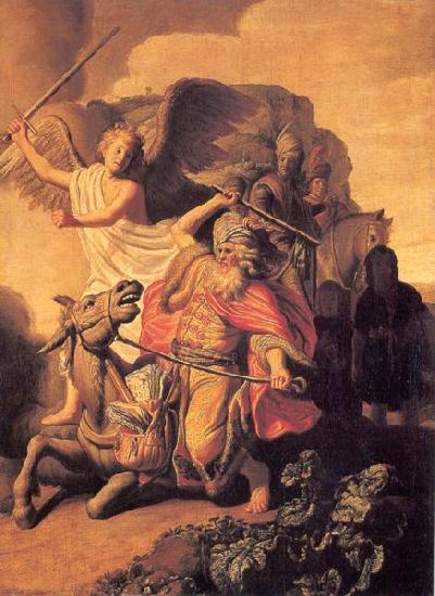 REMBRANDT Harmenszoon van Rijn Balaam and his Ass oil painting image